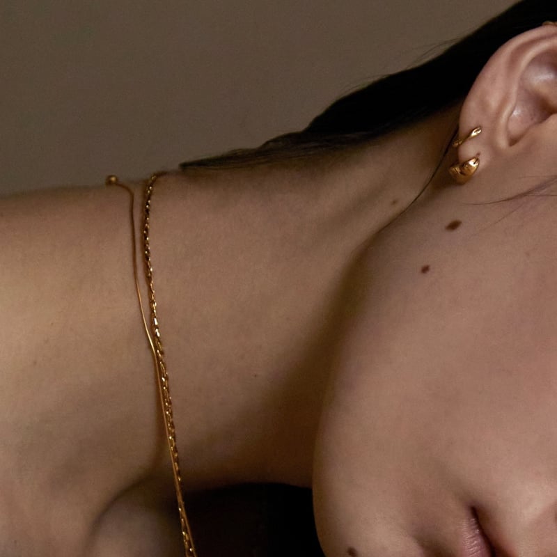 normeDew ピアス norme dew wide pierce / Gold | Soierie Online S