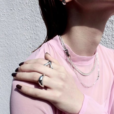 norme long frame necklace (Men's) / SV925