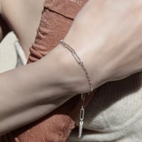 norme dew long frame bracelet / SV925