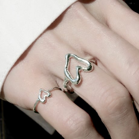 norme open heart ring / SV925
