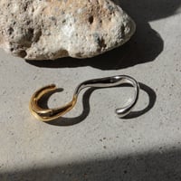 Metal art three finger ring (mix color)