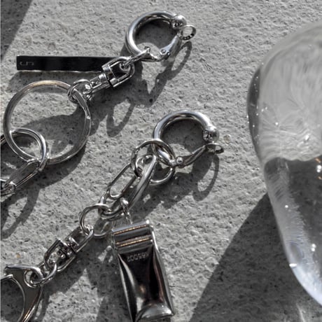 All in keyring earring