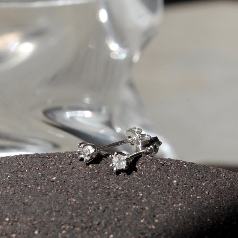 norme diamond pierce (2p) / SV925 | Soierie Onl