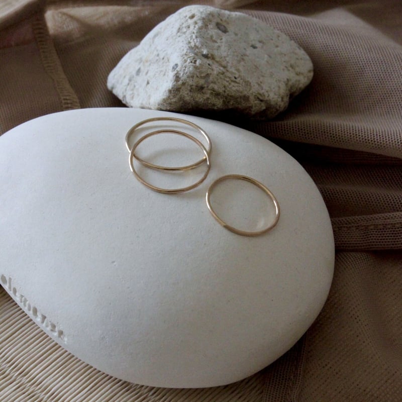 norme halo ring (1P) / Gold | Soierie WEB STORE 