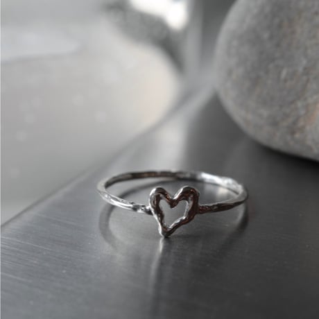 norme open heart mini ring / SV925
