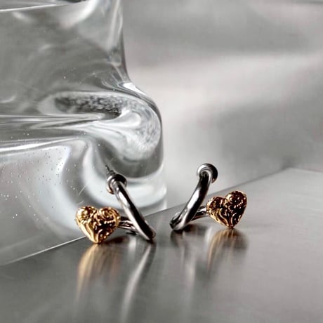 Heart barbell small pierce (mix color)