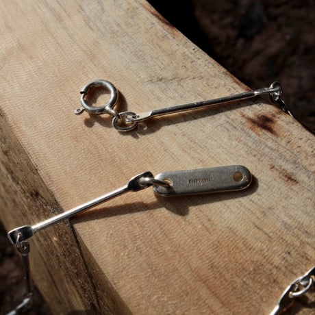 norme bamboo chain necklace (slim) / SV925