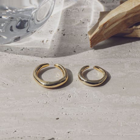 norme earcuff ring (1P)＃12 / SV925＋Gold Plated