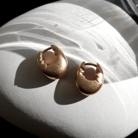 norme true circle pierce (Matt) / SV925＋Gold Plated
