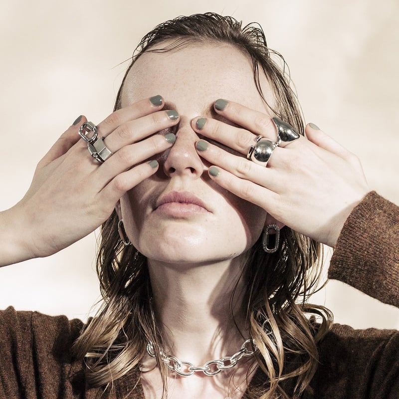 Clip large necklace | Soierie Online Store