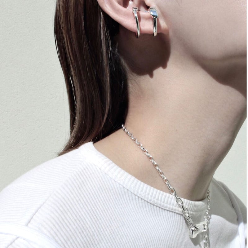 Clicker earcuff ring (one color) | Soierie WEB 