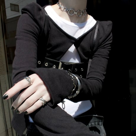 Tribal cuff ring