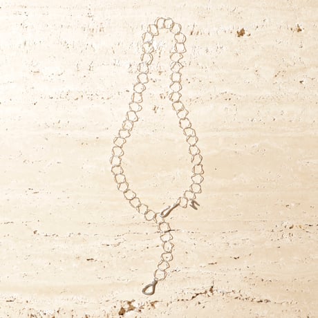 norme  hook circle necklace / SV925
