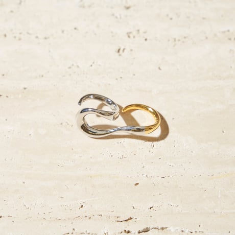 Curve earcuff w ring (mix color)