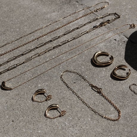 norme long frame necklace (Women's) / SV925＋Gold Plated