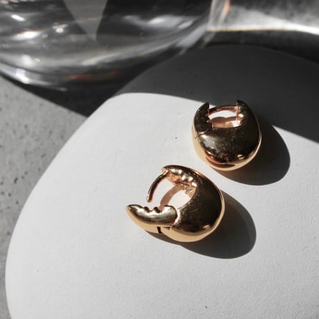 norme true circle pierce / SV925＋Gold Plated