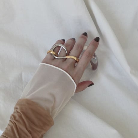 Connect eight loop ring (small/2P) (mix color)