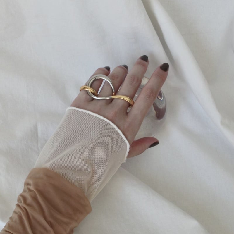 Connect eight loop ring (small/2P) (mix color)