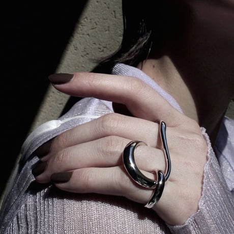 Connect eight loop ring (small/2P) (one color)