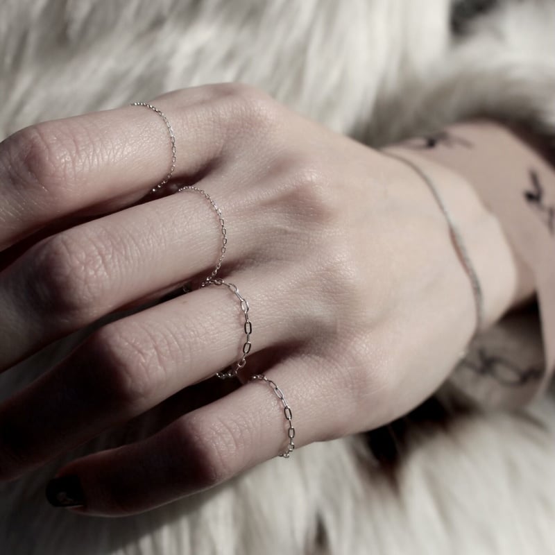 norme chain ring [bold/1P] (Silver) | Soierie