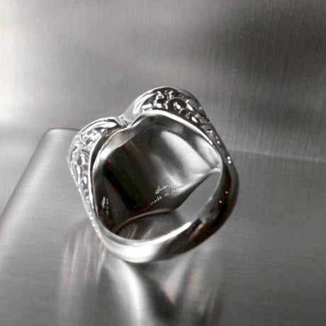 Heart barbell ring