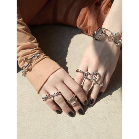 Infinity cuff ring