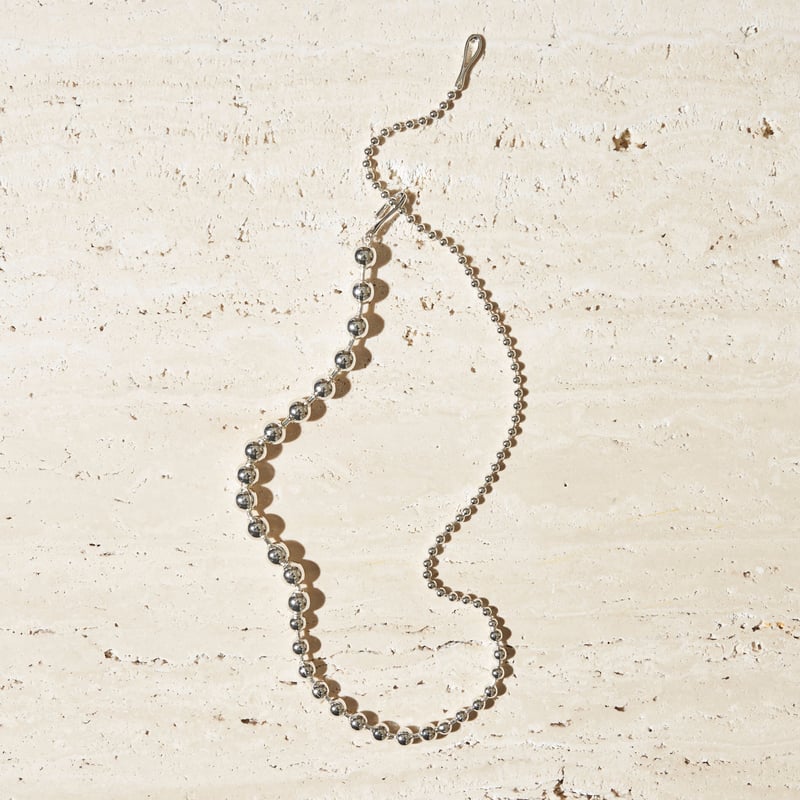 Ball chain hook necklace [Unisex line] | Soieri