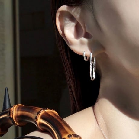 norme uncut hoop pierce (2p) / SV925