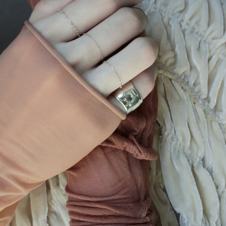 norme dew pinky ring / SV925