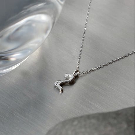 norme numbering mini necklace / SV925