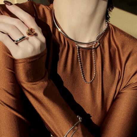 Practical hook earcuff ring (mix color)