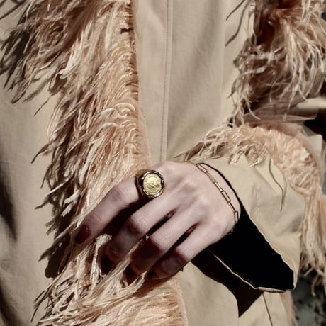 norme long frame bracelet [Unisex] / SV925＋Gold Plated