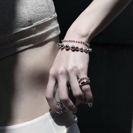 Ball chain hook bracelet [Unisex line]
