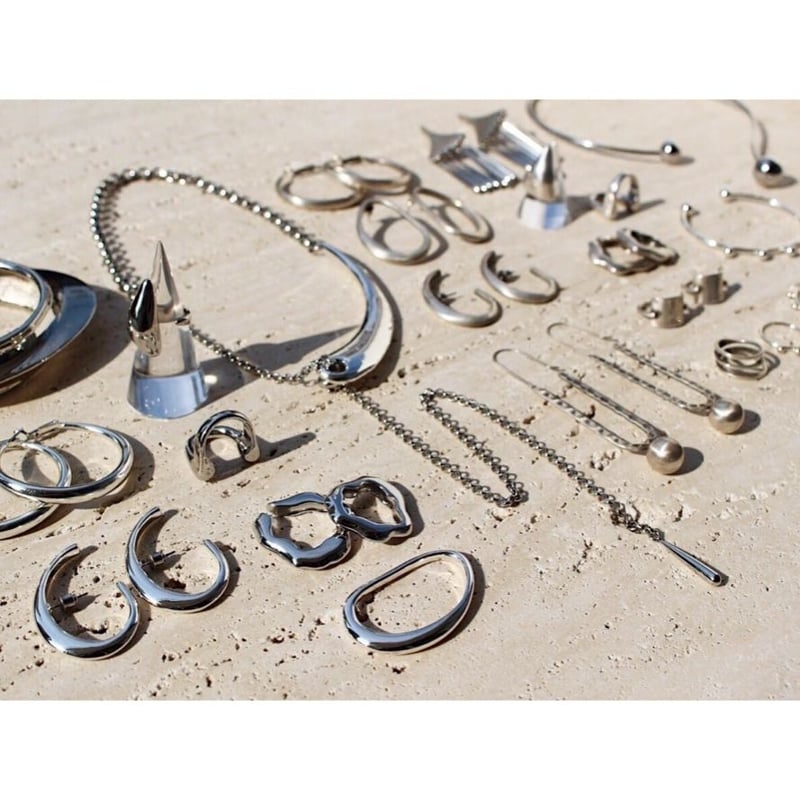 Soierie Horn necklace silver