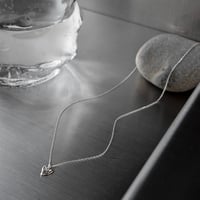 norme open heart mini necklace / SV925