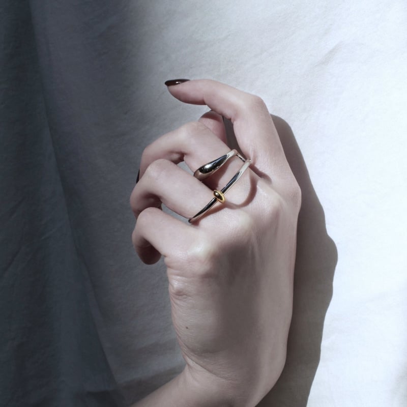 ☆新品 Soierie ソワレ　ネオコイルイヤーカフリング Neo coil earcuff ring (one color) | Soierie Onl
