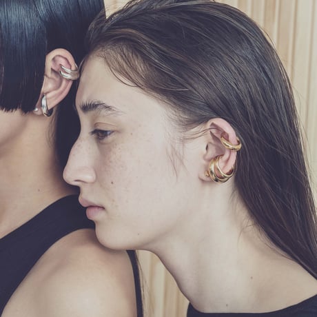 norme sleek earcuff ring (1P) #12 / SV925＋Gold Plated