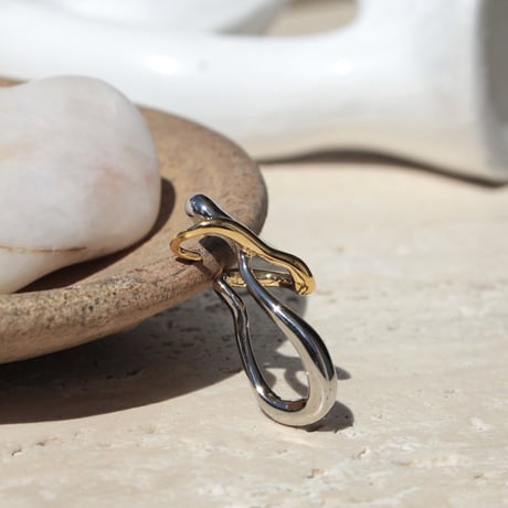Connect loop earcuff (1P) (mix color)