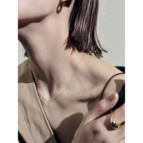 norme necklace (Slim) / K10YG