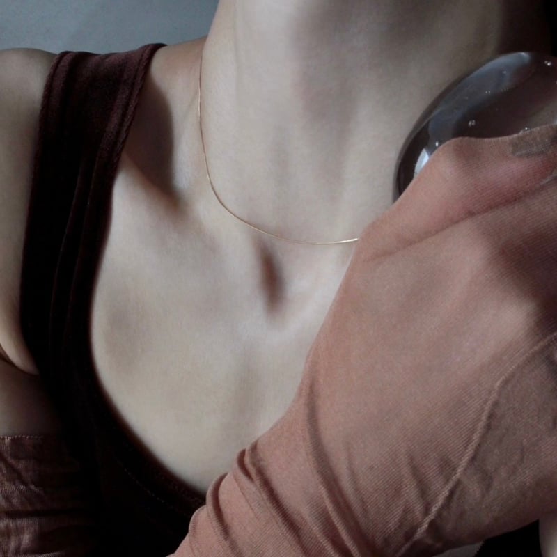 norme necklace (Slim) / K10YG | Soierie WEB STORE 