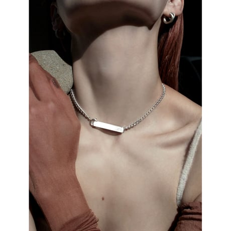 norme ID Plate necklace / SV925