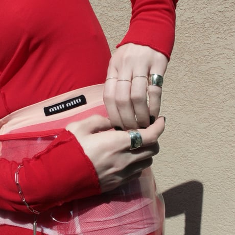 norme dew pinky ring / SV925