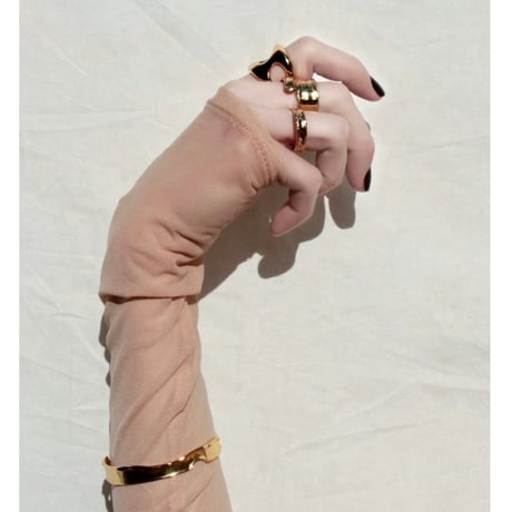 Moon surface slim bangle (one color)