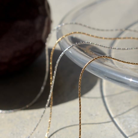 Metal small pearl necklace