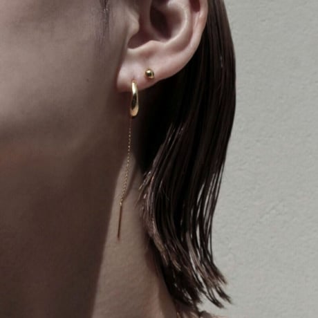 norme second american pierce / SV925＋Gold Plated