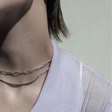norme long frame necklace (Women's) / SV925