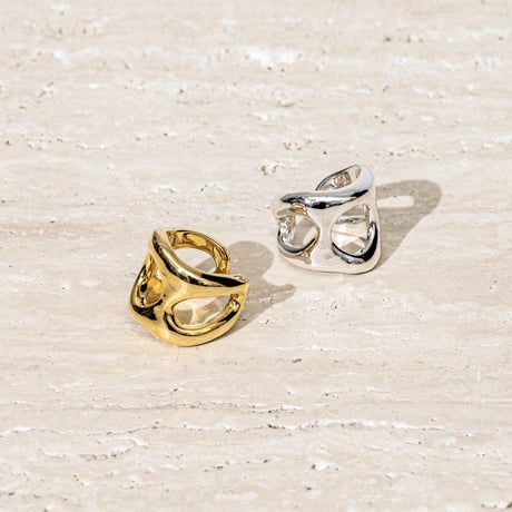 Flower cell ring (gloss)