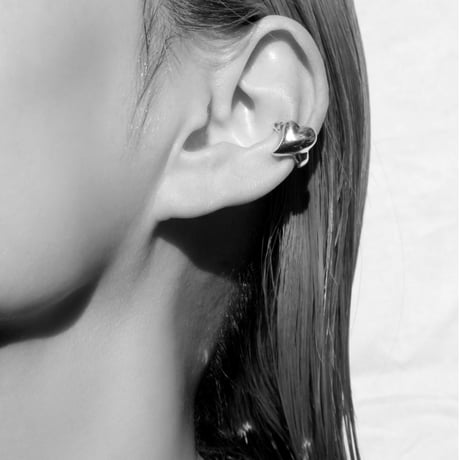 Heart mini cuff / Gold【Silver 925 product】