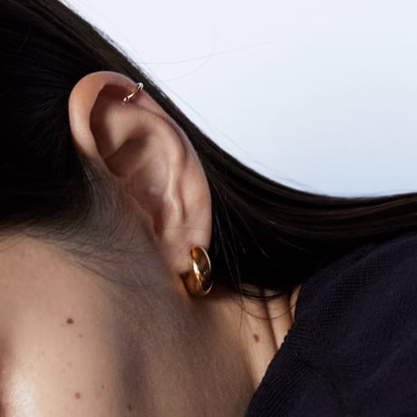 norme true circle pierce / SV925＋Gold Plated