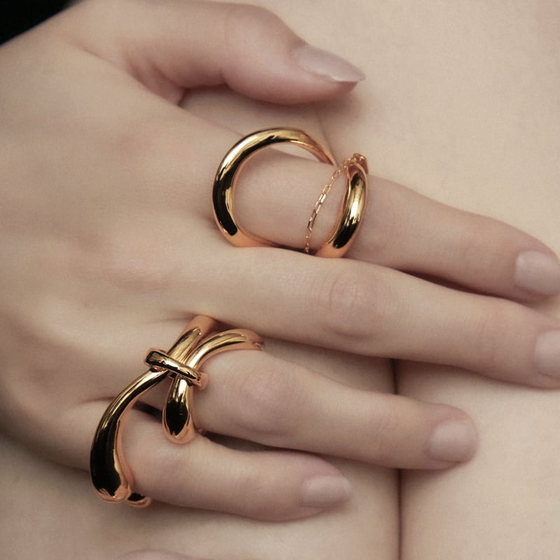 Clarity connect ring (3P) (one color) | Soierie...